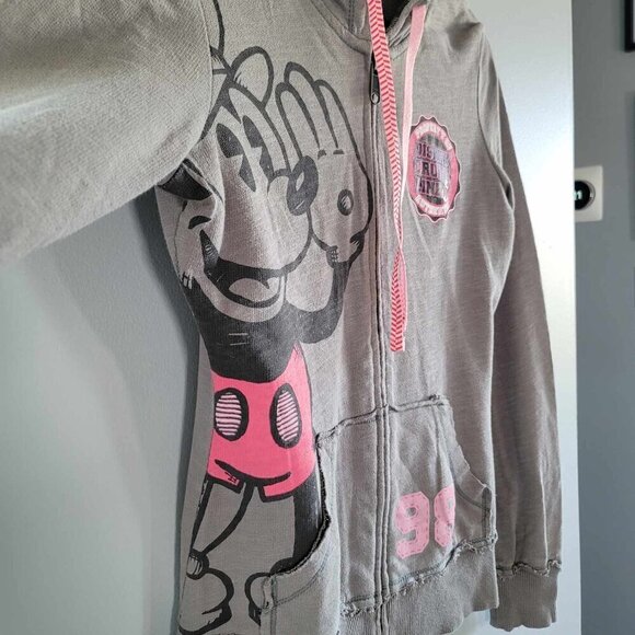 Disney Cruiseline Mickey Mouse Grey Zip Up Hoodie. GUC - Picture 4 of 9